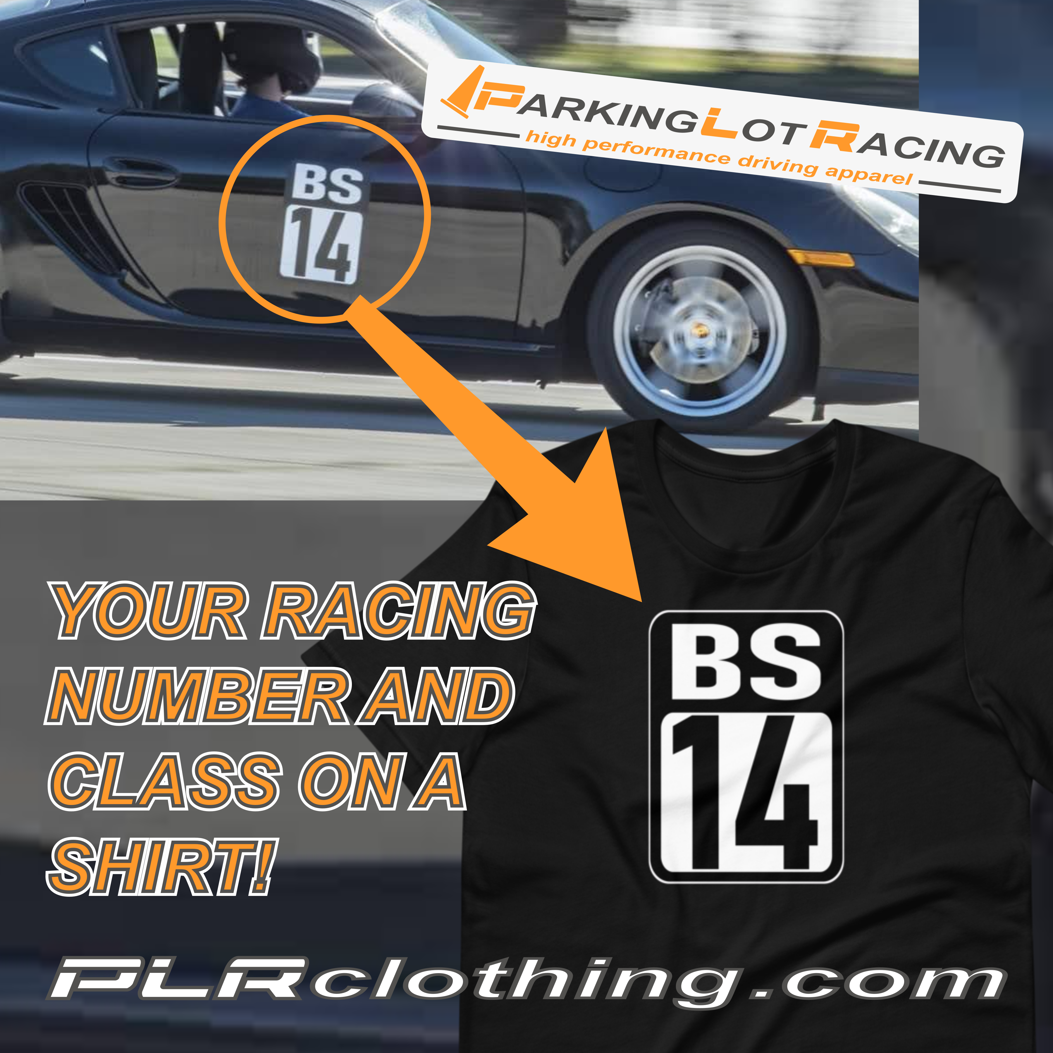 Custom Racing Autocross Numbers Shirt
