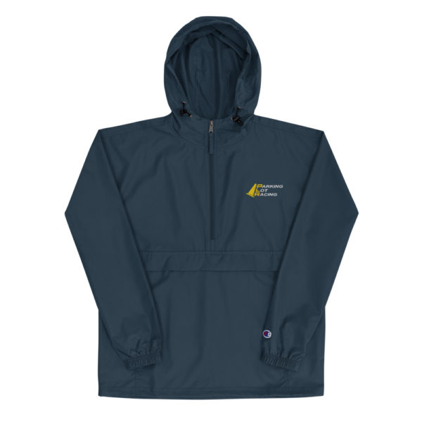 Parking Lot Racing Logo Champion Packable Wind and Rain Jacket